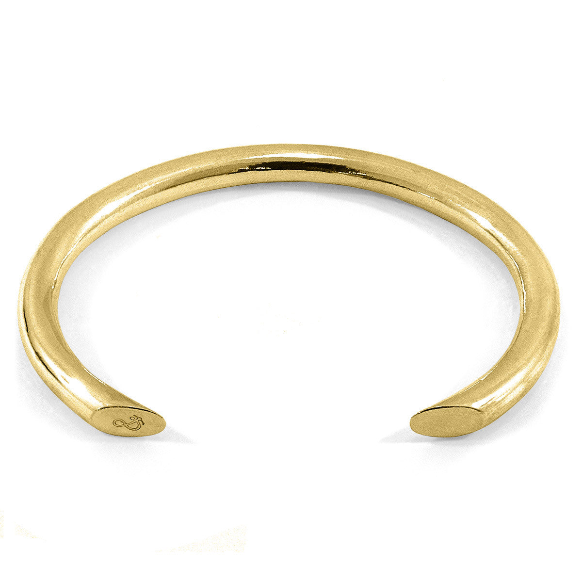 Samson Round Maxi Wayfarer 9ct Yellow Gold Bangle