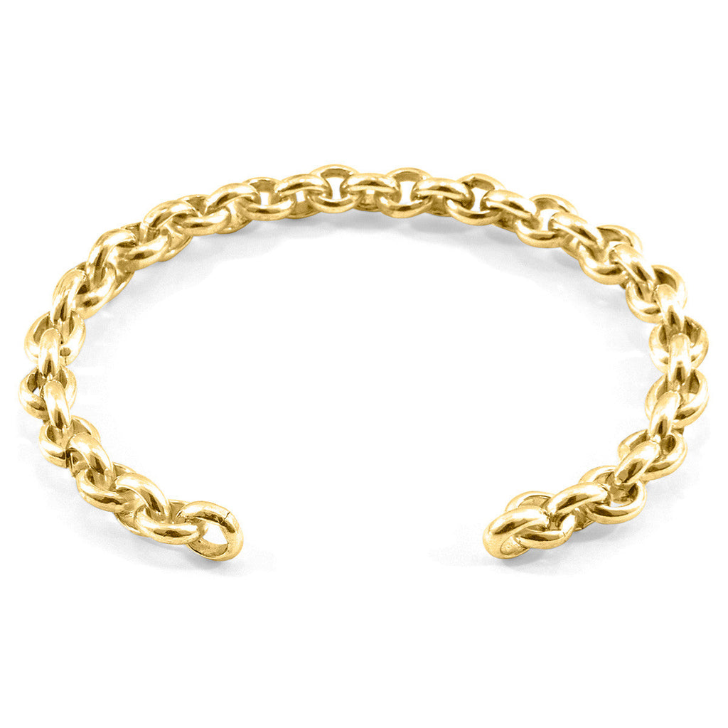 Spinnaker Sail Sail 9ct Yellow Gold Chain Bangle
