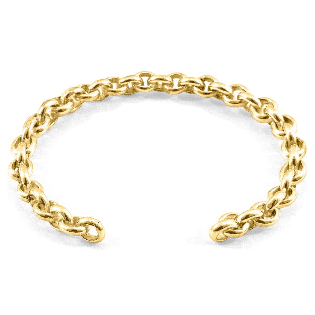 Spinnaker Sail Sail armband i 9 karats guld