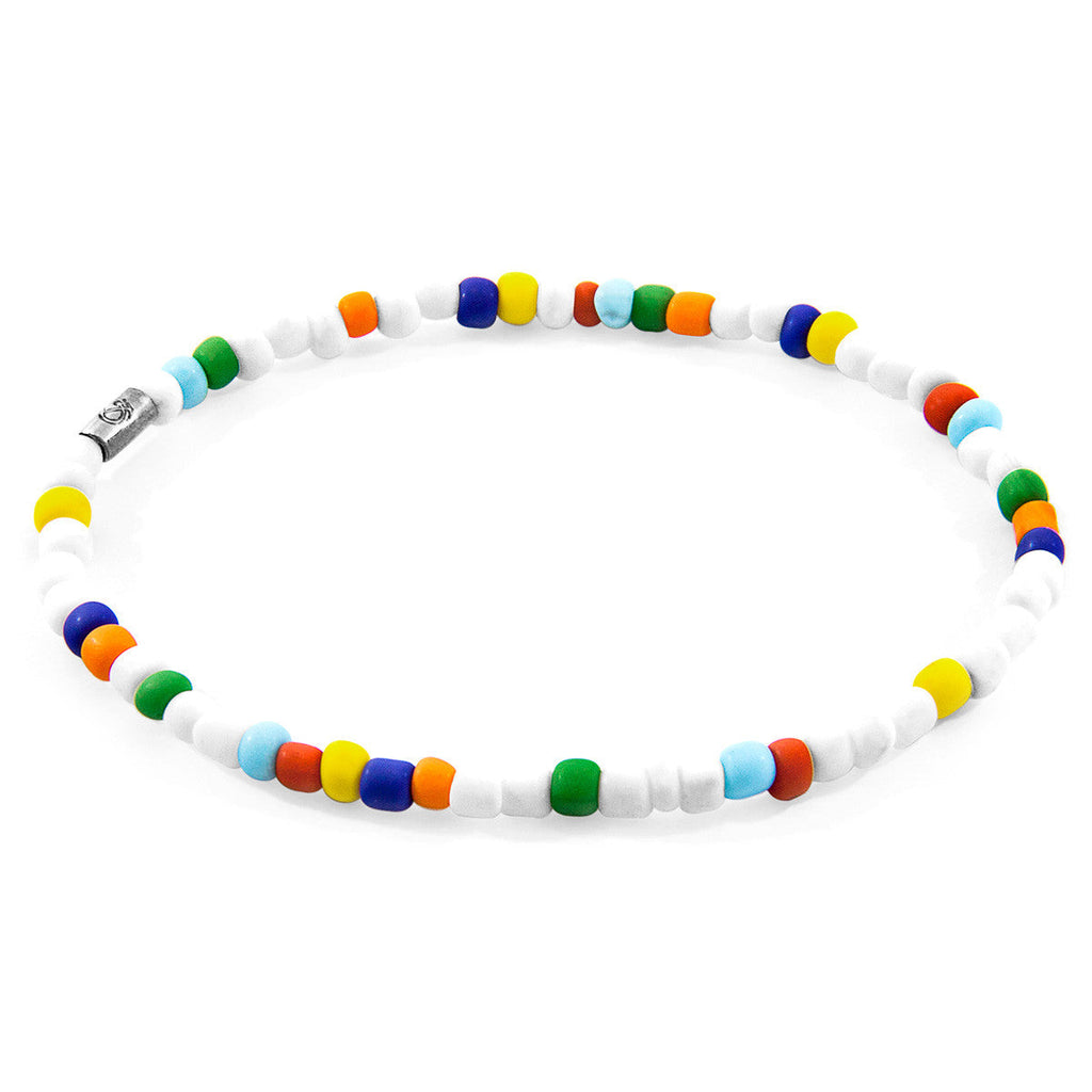 Pulsera SKINNY de Plata Jack y Cristal - Blanco - Multicolor