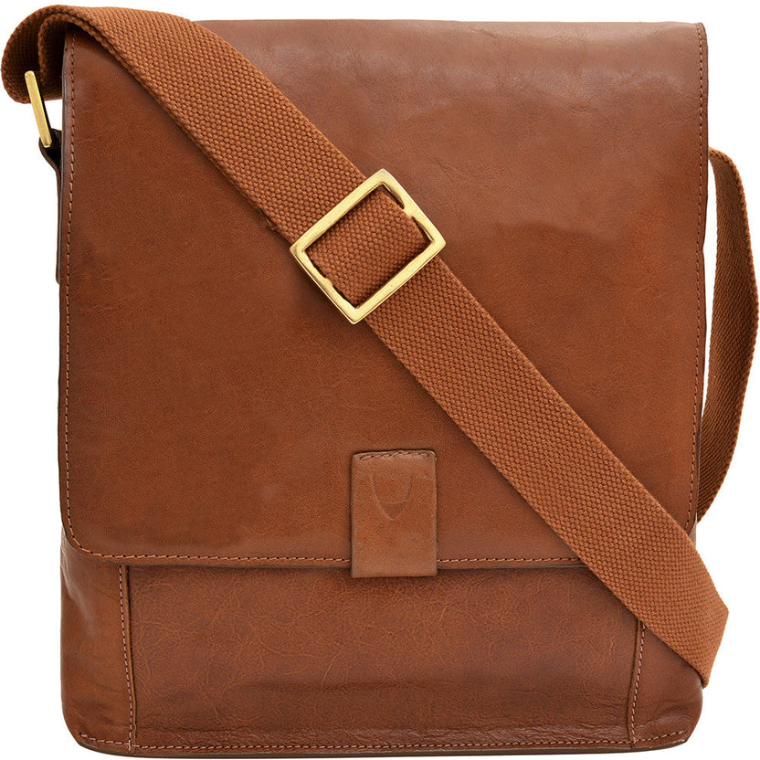 Aiden Torebka typu crossbody z prawdziwej skóry – męska/damska listonoszka / torba podróżna / torba na iPada 10,5"