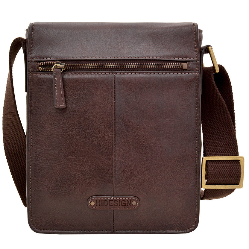 Aiden Torebka typu crossbody z prawdziwej skóry – męska/damska listonoszka / torba podróżna / torba na iPada 10,5"