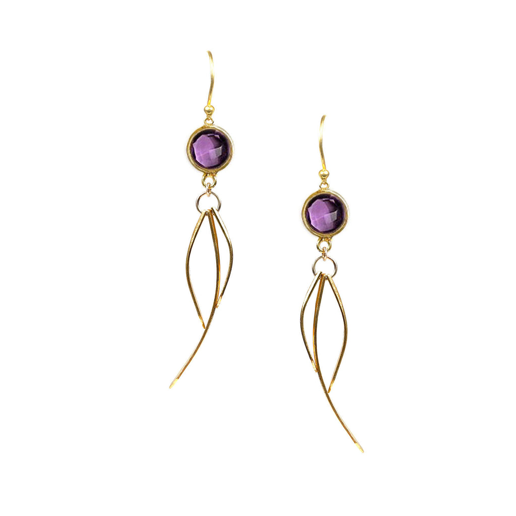 Amethyst Dangle Earrings