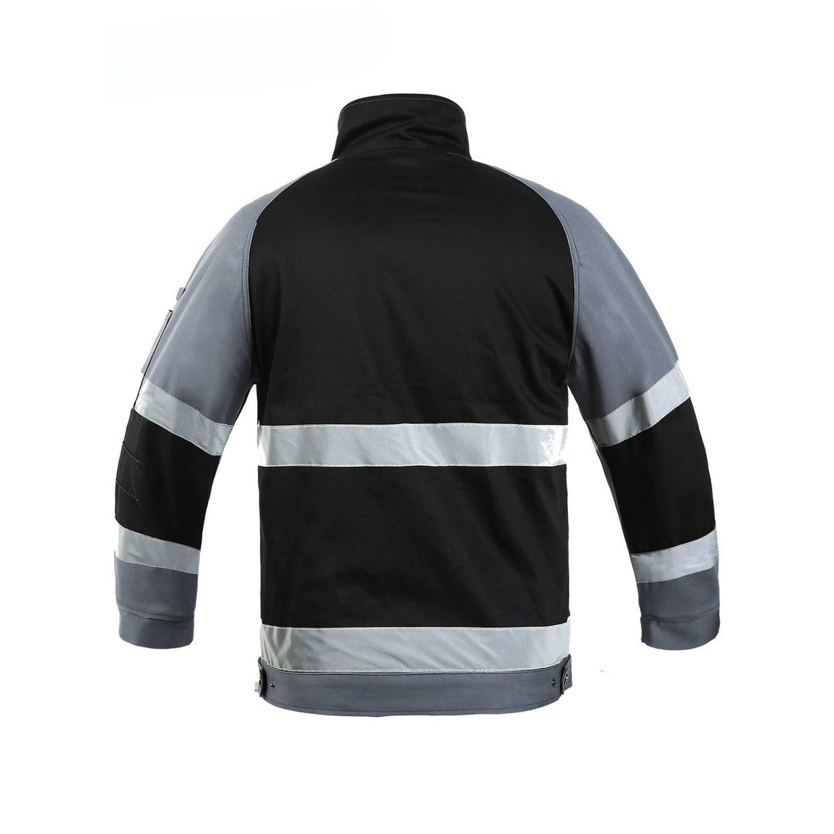 Chaqueta de trabajo – Bandas reflectantes, bolsillo para placa y almacenamiento multiusos – Bauskydd [B232]