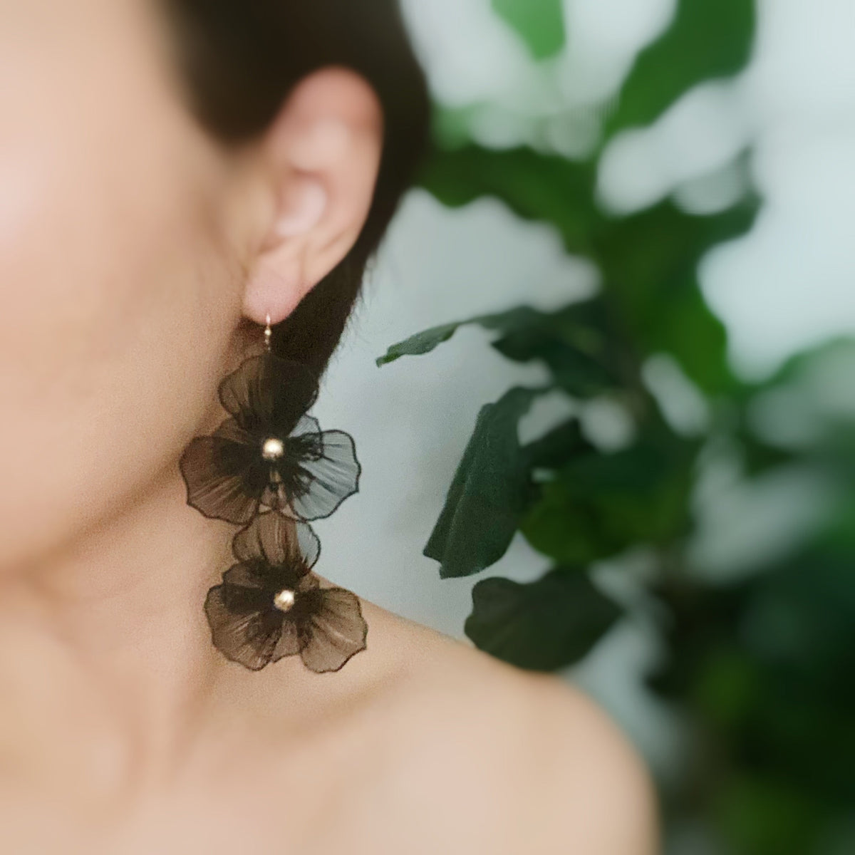 Pendientes Royal Garden Double Bloom