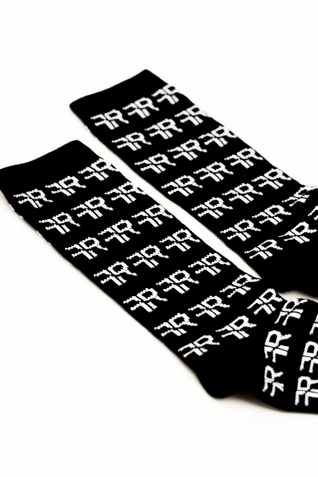 Jacquard Knitted Crew Socks