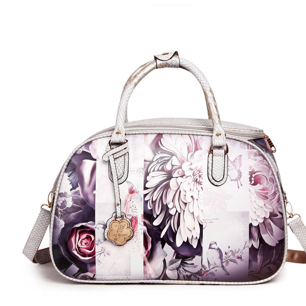 Juego de equipaje de 2 piezas Arosa con estampado floral de lujo