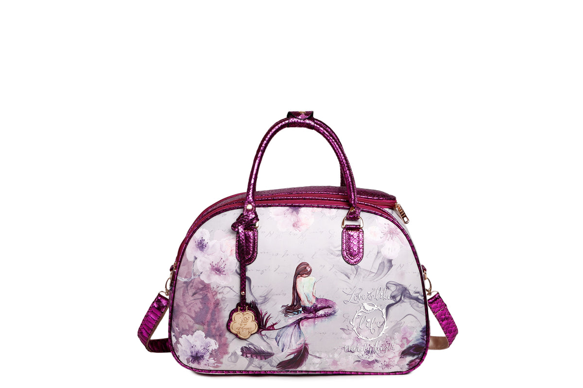 Princess Mera 3PC Set | Rolling Duffel Bag Set + Wallet[BCD6988-6977-Wa]