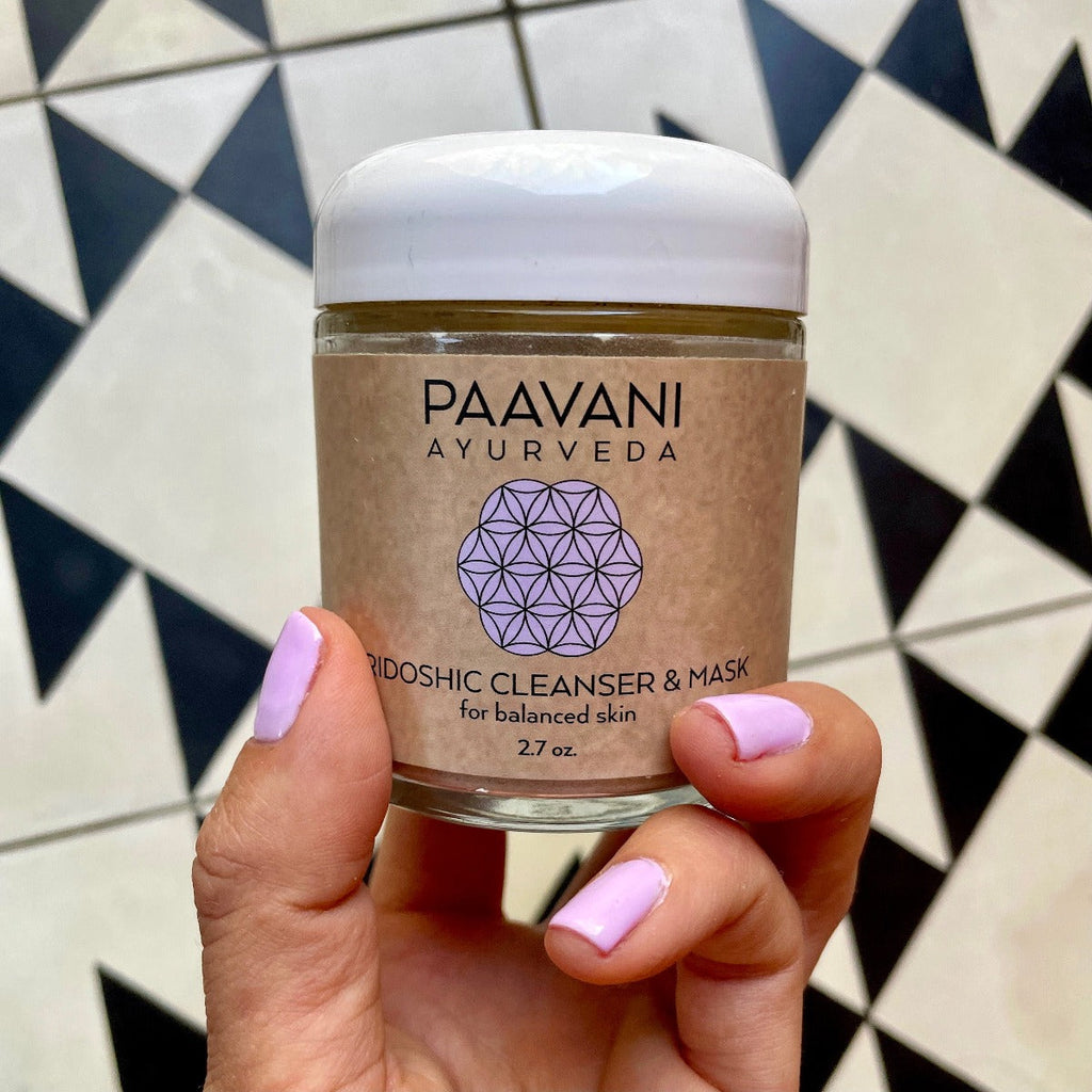 Tridoshic Cleanser & Mask | Ayurvedic Cleansing Grains for Balanced, Radiant Skin