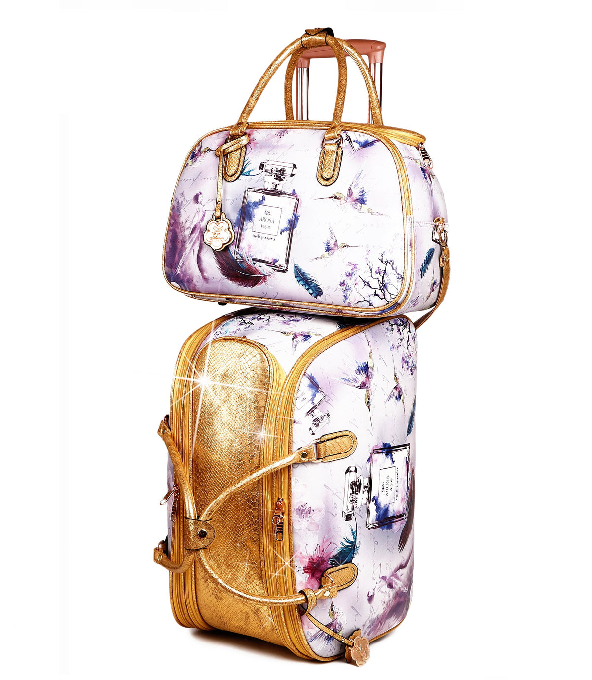 Arosa Elegant Two-Piece Travel Bag Set