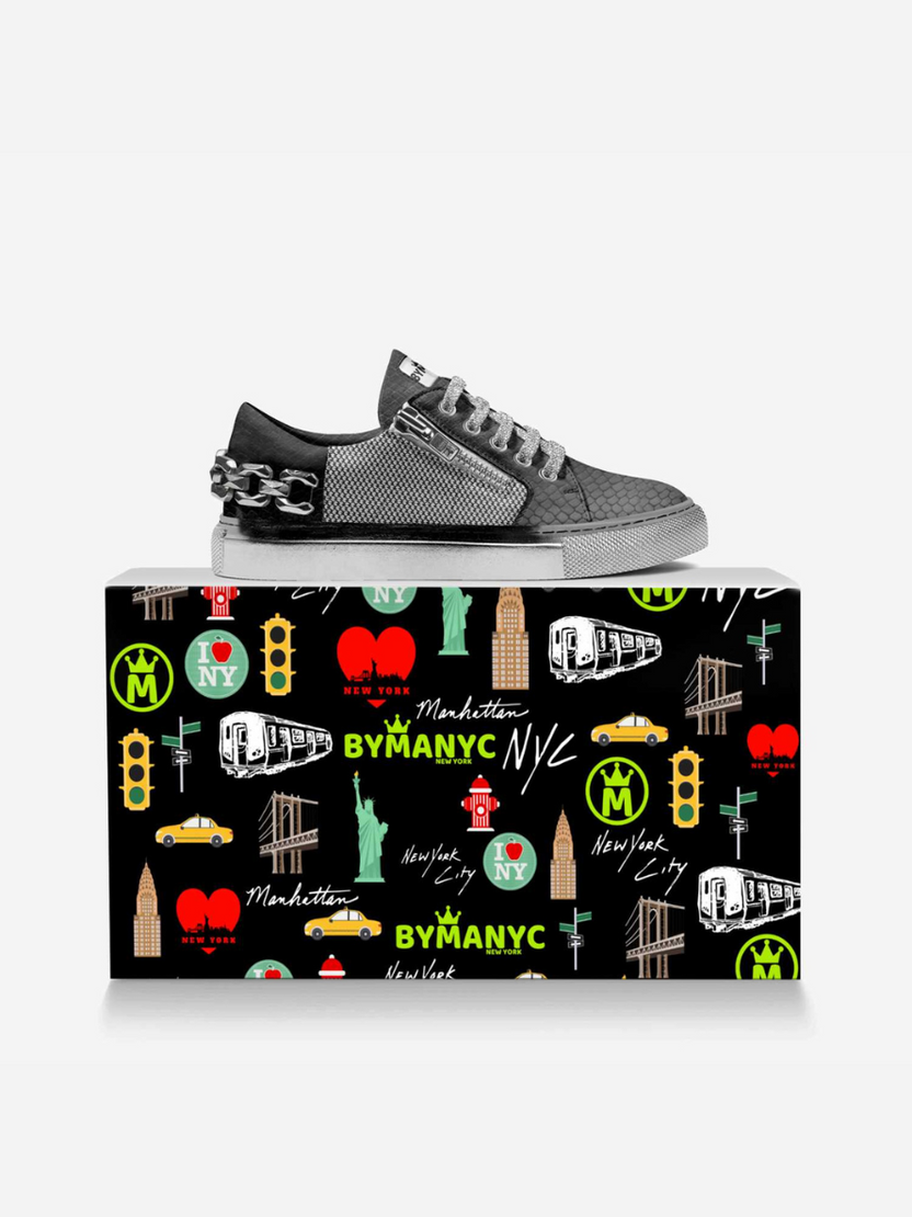 BYMANYC ® NYC Upper East Opulence: Timeless Vegan Luxury Sneakers