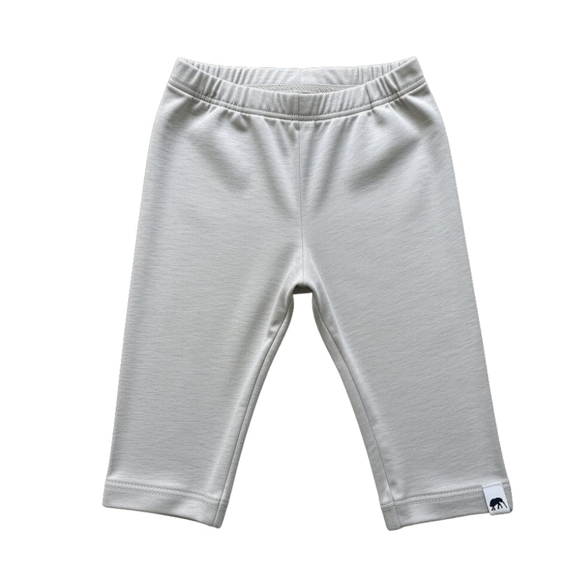 Premium Baby-Schlafanzug-Set aus Bambus: T-Shirt & Leggings GRAU