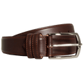 34 Mm Sartorial Buffed Leather Belt Brown