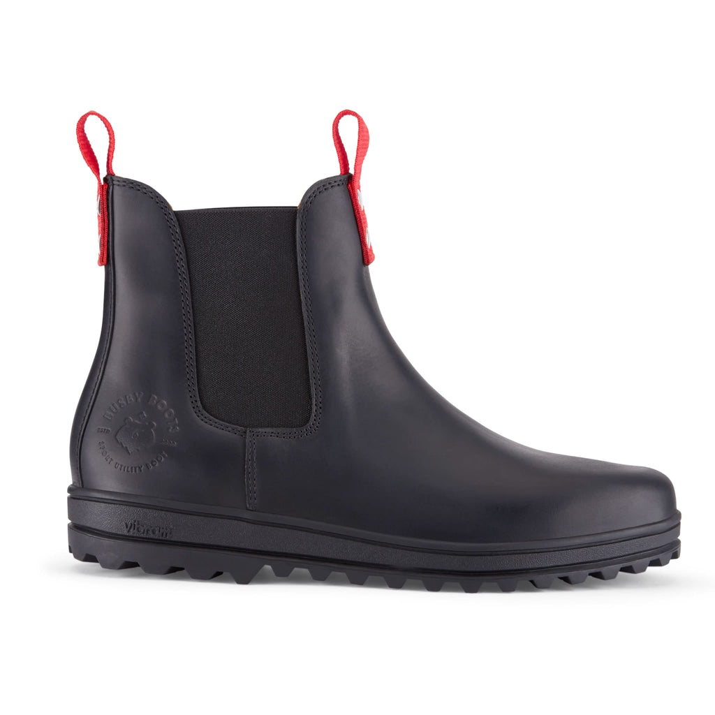 Botas Chelsea de invierno para hombre Busby, piel negra