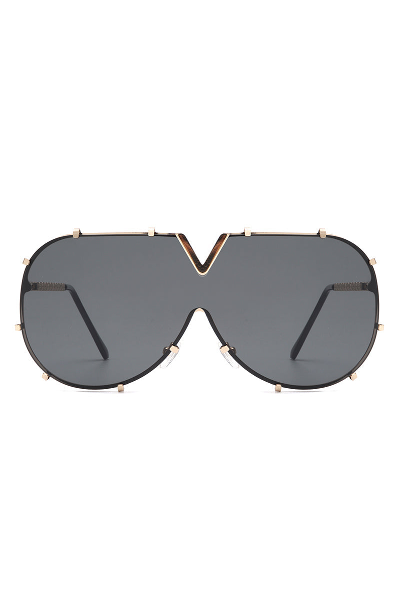 Dazzle – Luxuriöse Oversize-Fliegerbrille