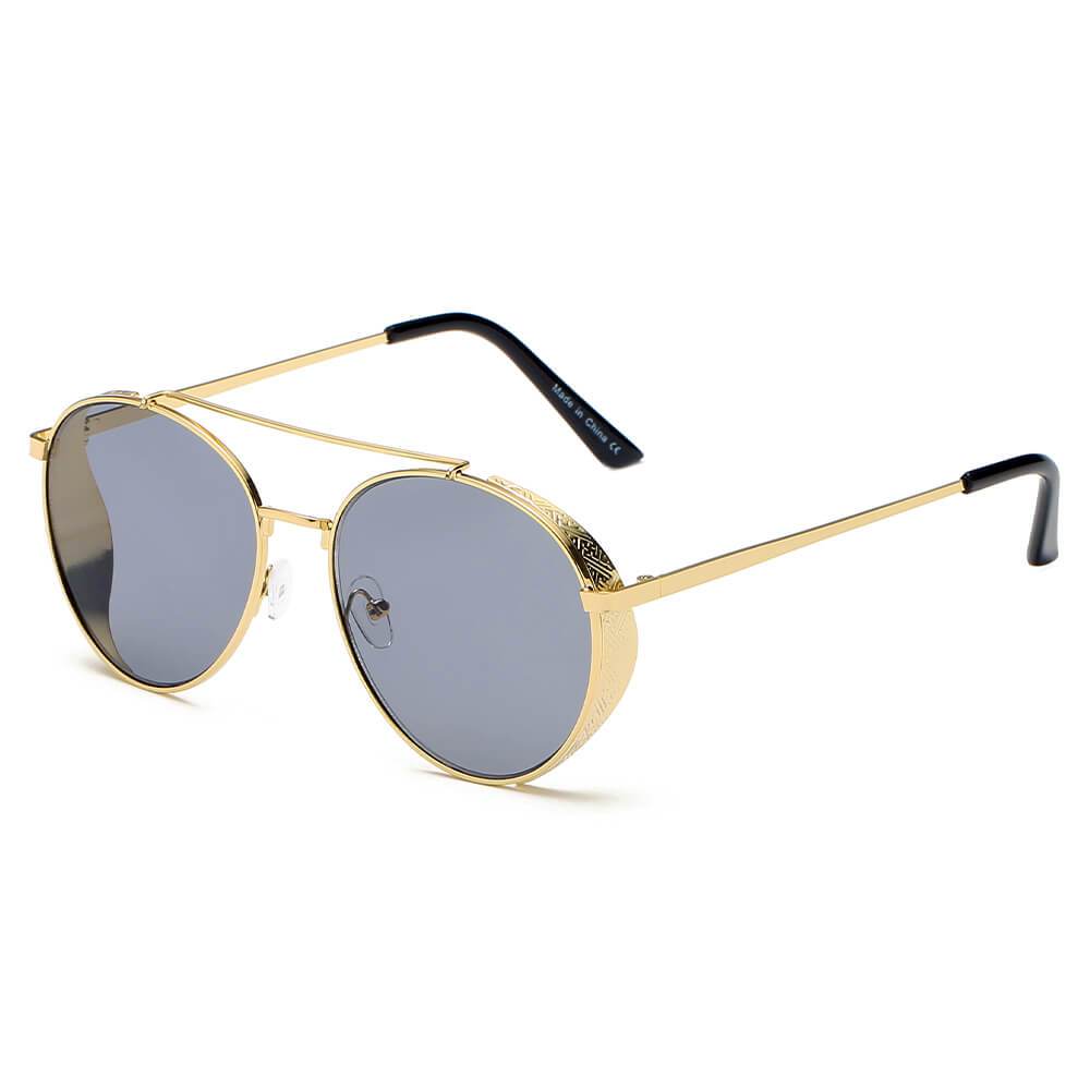 LAREDO - Modern Aviator Brow Bar Aviator Fashion Sunglasses