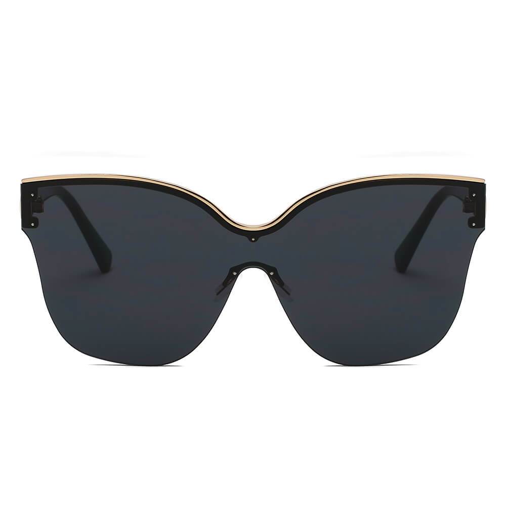 BARCELONA | Damskie okulary przeciwsłoneczne typu kocie oczy oversize