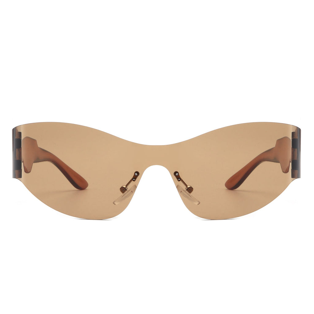 Galadriel - Futuristic Mirrored Cyberpunk Sport Sunglasses