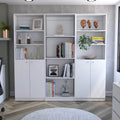 Emery 3 Piece Living Room Set, White