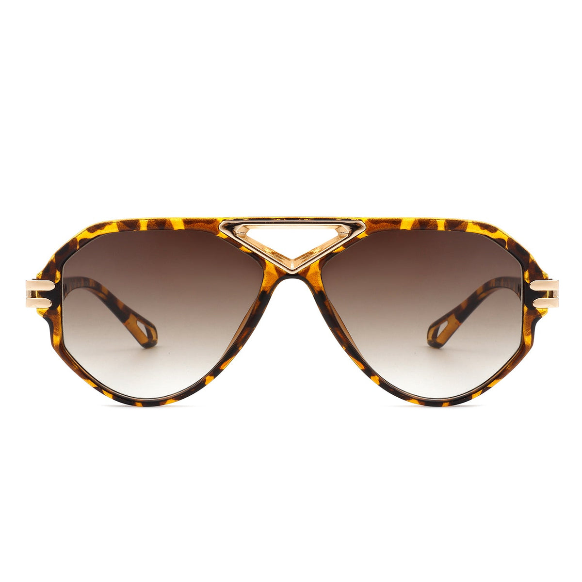 Unityth – Geometryczne, retro, okrągłe okulary przeciwsłoneczne w stylu vintage typu aviator