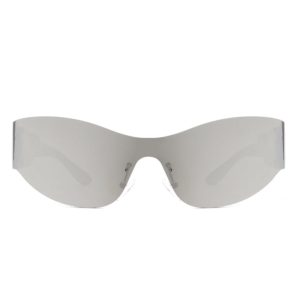 Galadriel - Futuristic Mirrored Cyberpunk Sport Sunglasses