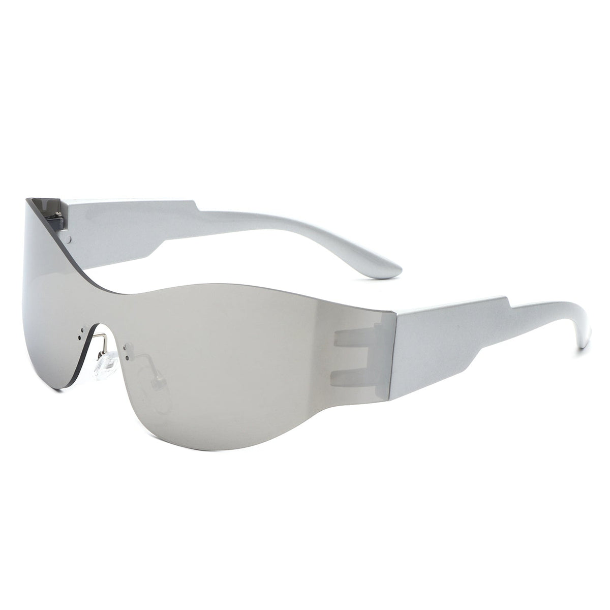 Galadriel - Gafas de sol deportivas futuristas de estilo cyberpunk con espejo