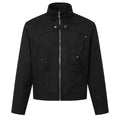 Men's Techwear Zipper Closure Stand Collar Oversized Paneled Cut Workwear Jacket