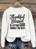 Loose velvet sweatshirt