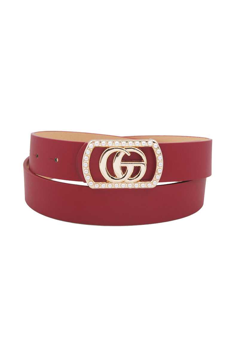 Przepiękny pasek z klamrą w stylu Gucci