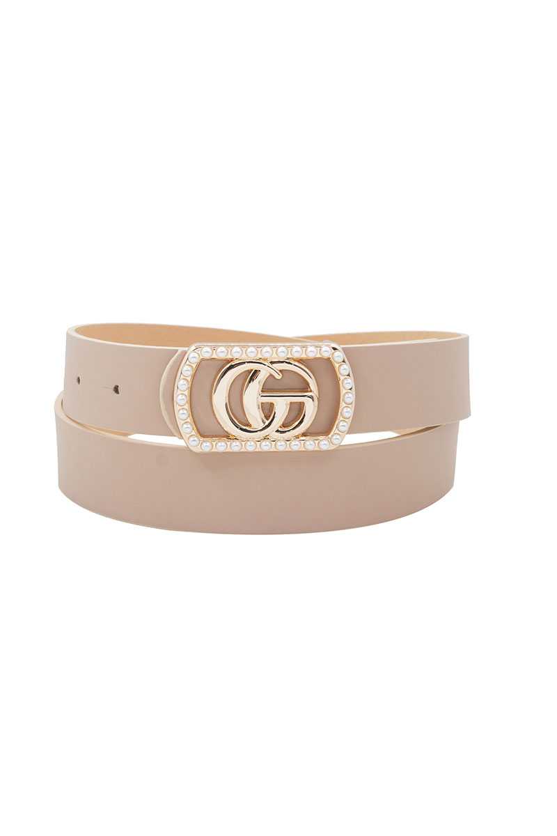 Cinturón con hebilla elegante estilo Gucci