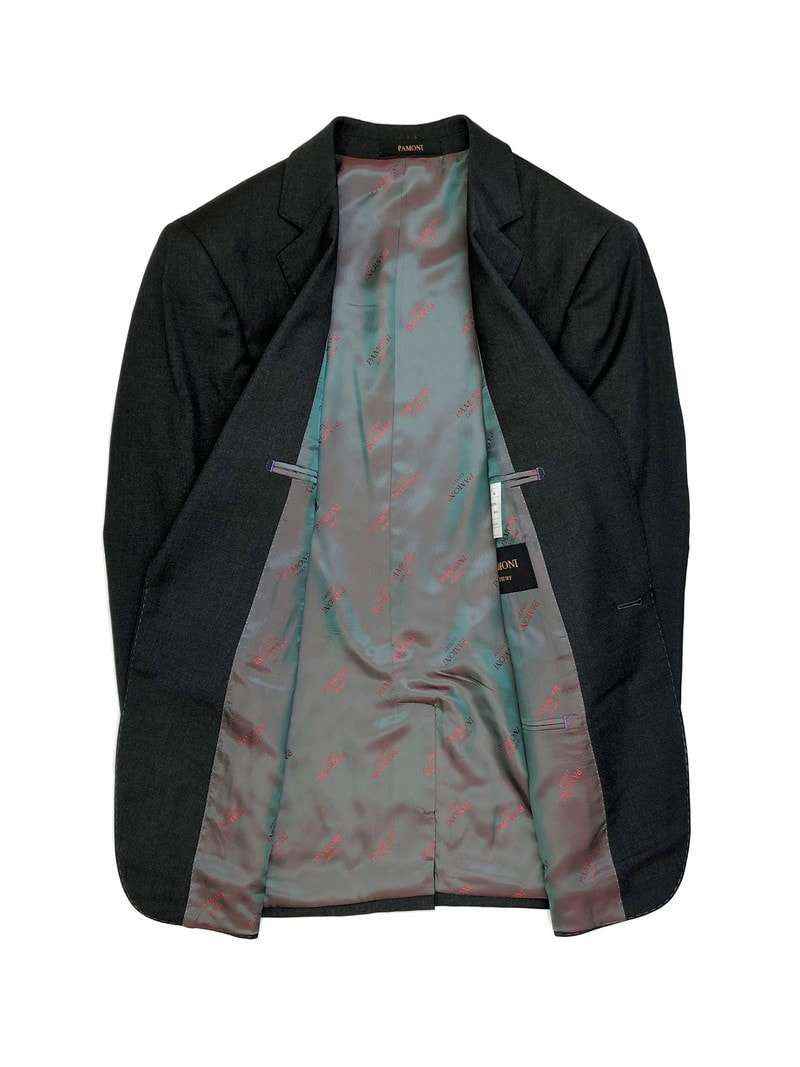 Charcoal 1-Button Regular Fit Suit