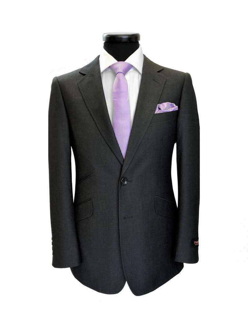 Charcoal 2-Button Regular Fit Suit