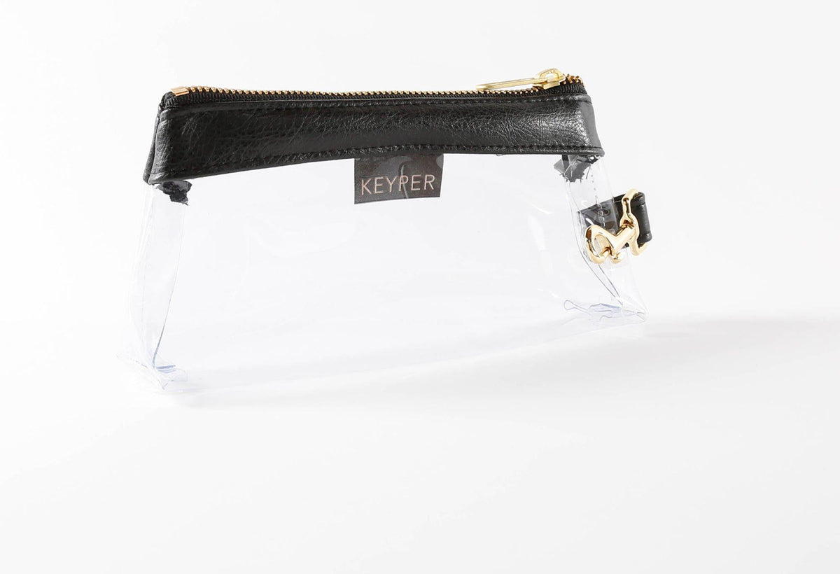 Classic Black Vegan Leather WRISTLET SET