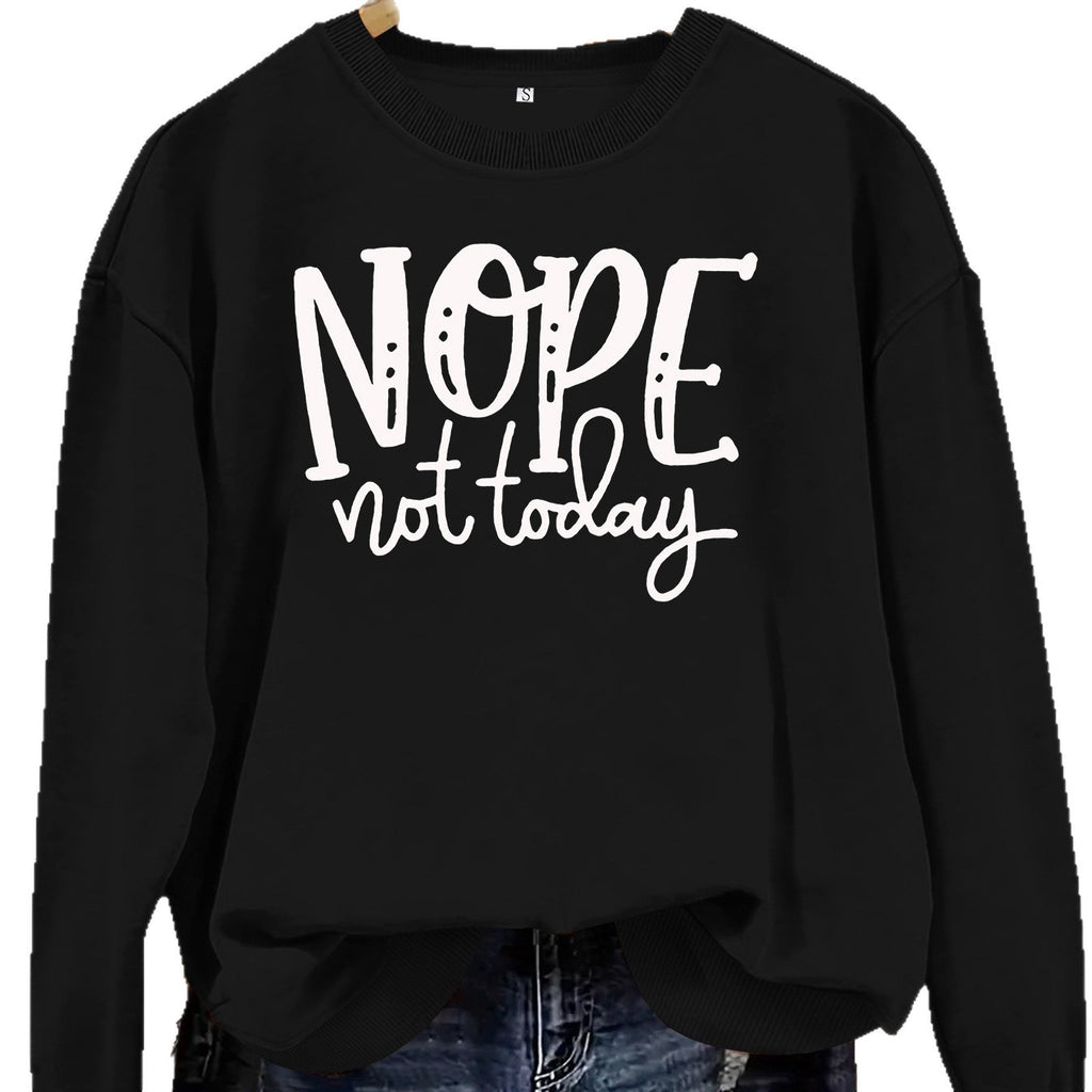 Loose velvet sweatshirt