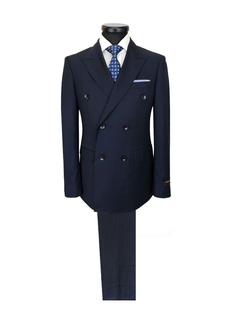 Dark Navy Double Breasted Suit