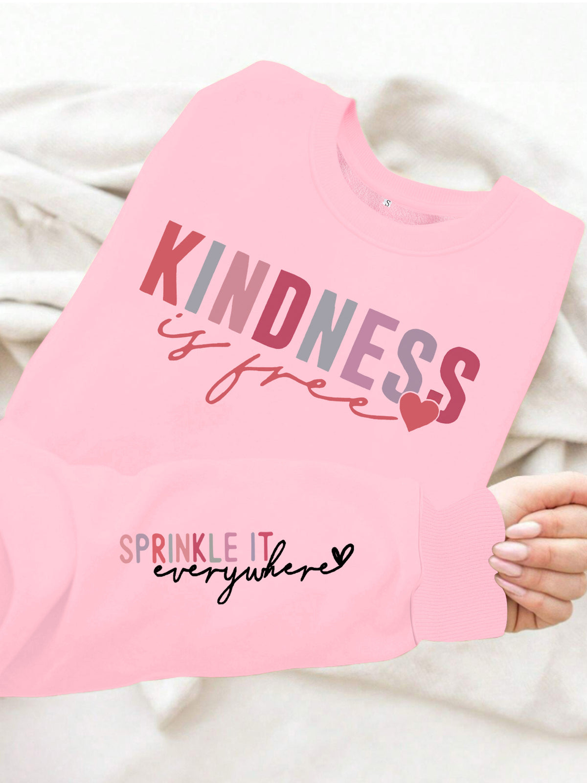 Sweat-shirt ample en velours