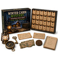 24-Day Mystery Adventure Advent Calendar – Christmas Puzzle Escape Room Game with 6 Themes