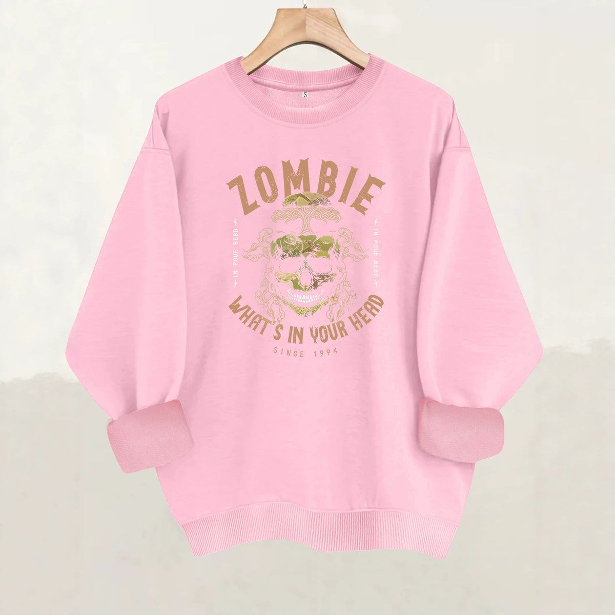 Long sleeved shirt with fleece hoodie