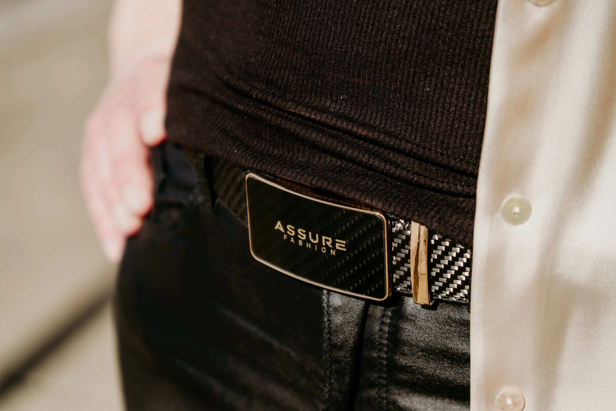 Gürtel Aus Carbon Mit Leder (Innen)