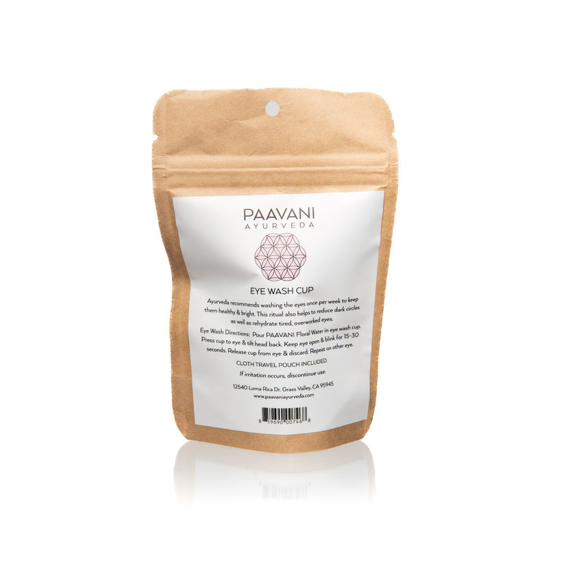 Glass Eye Wash Cup | Ayurvedic Eye Cleansing to Hydrate & Brighten
