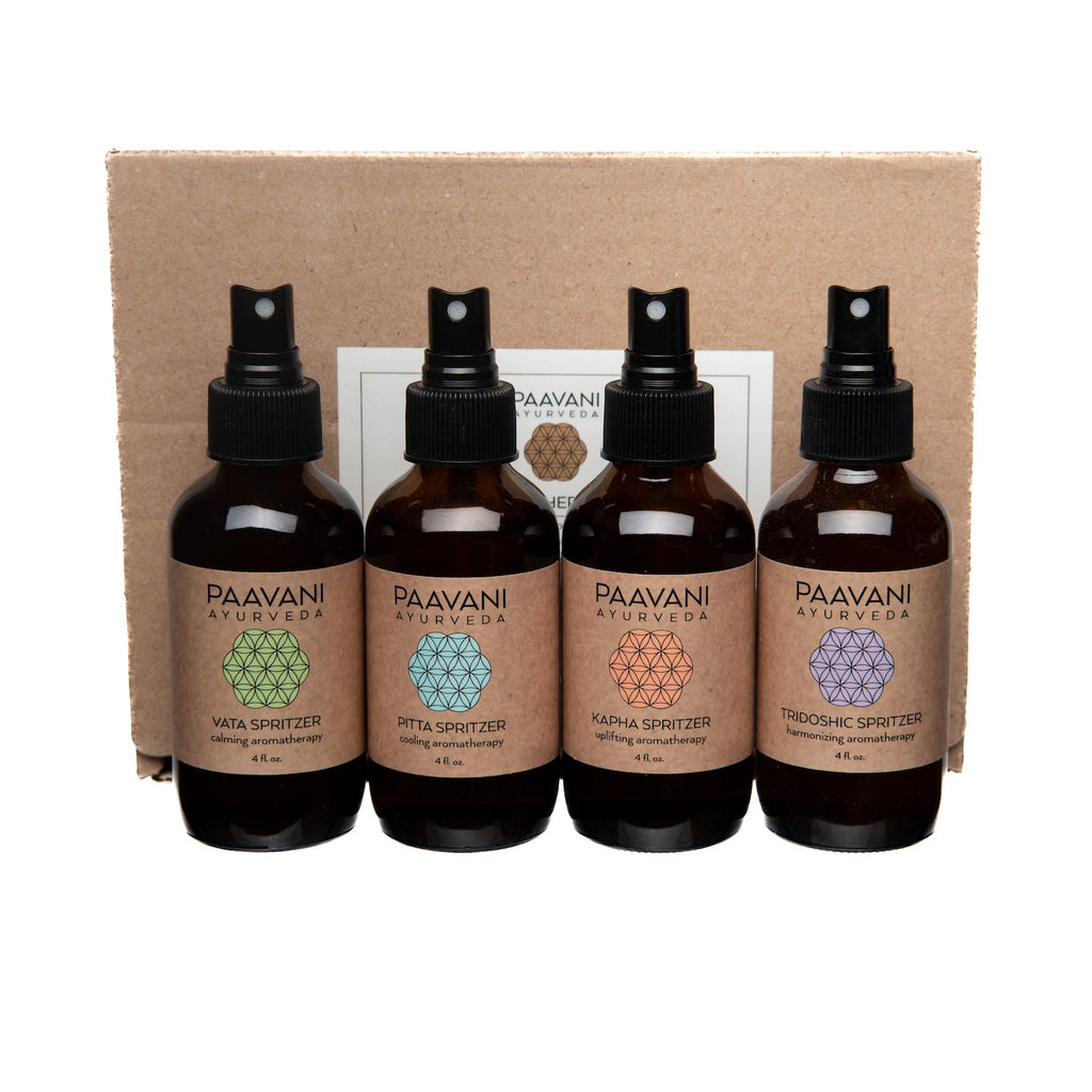 Kit de ritual de aromaterapia | Spritzers ayurvédicos para el equilibrio del estado de ánimo y los doshas