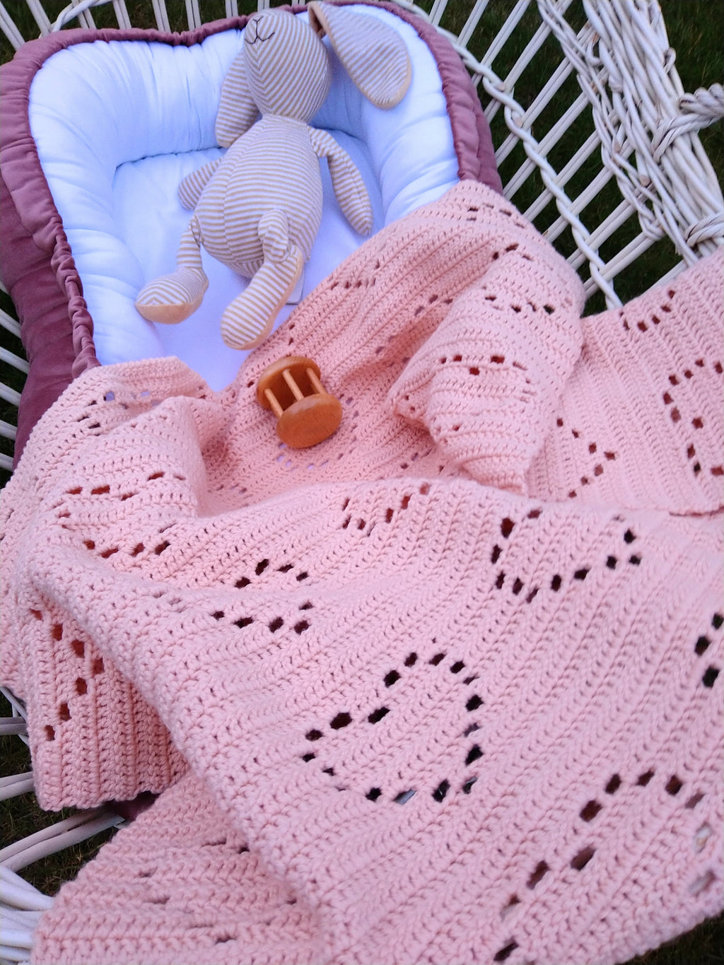 Chelsea Heart Baby Blanket