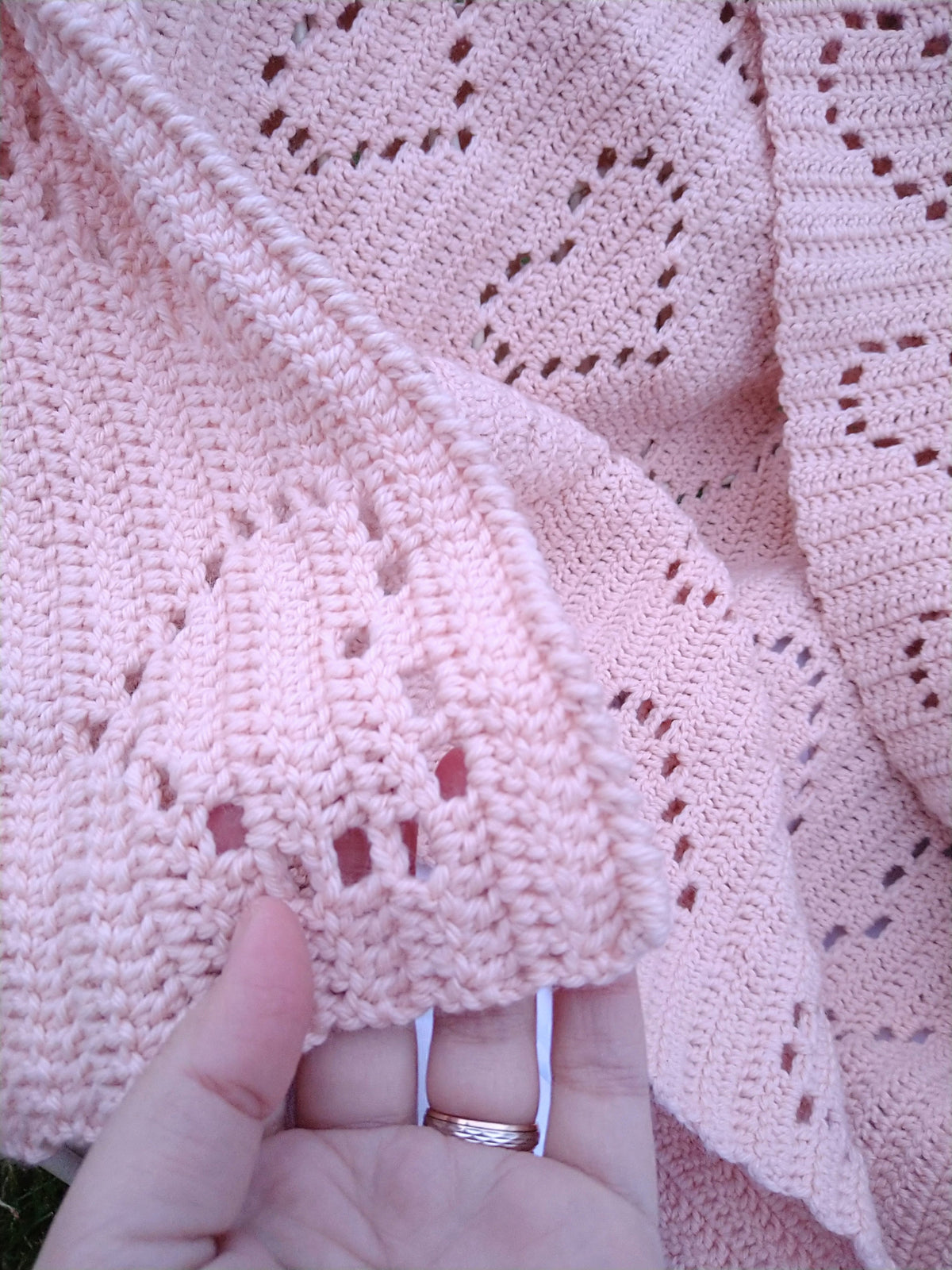 Chelsea Heart Baby Blanket