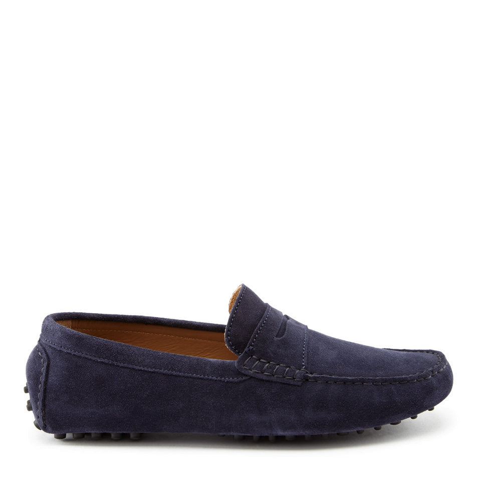 Mocasines Penny, ante azul marino