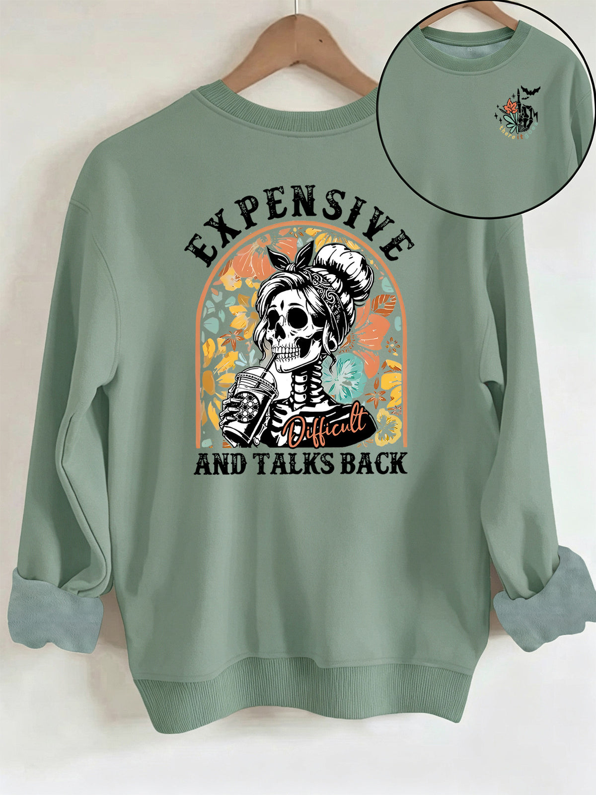 Bottom long sleeved fleece hoodie