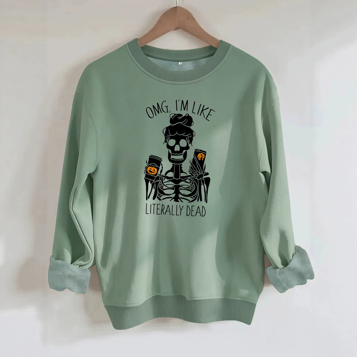 Sudadera con capucha de forro polar y manga larga