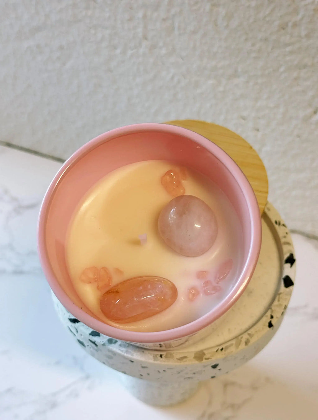 Energy Crystal Soy Candle | Choose Your Stone & Scent