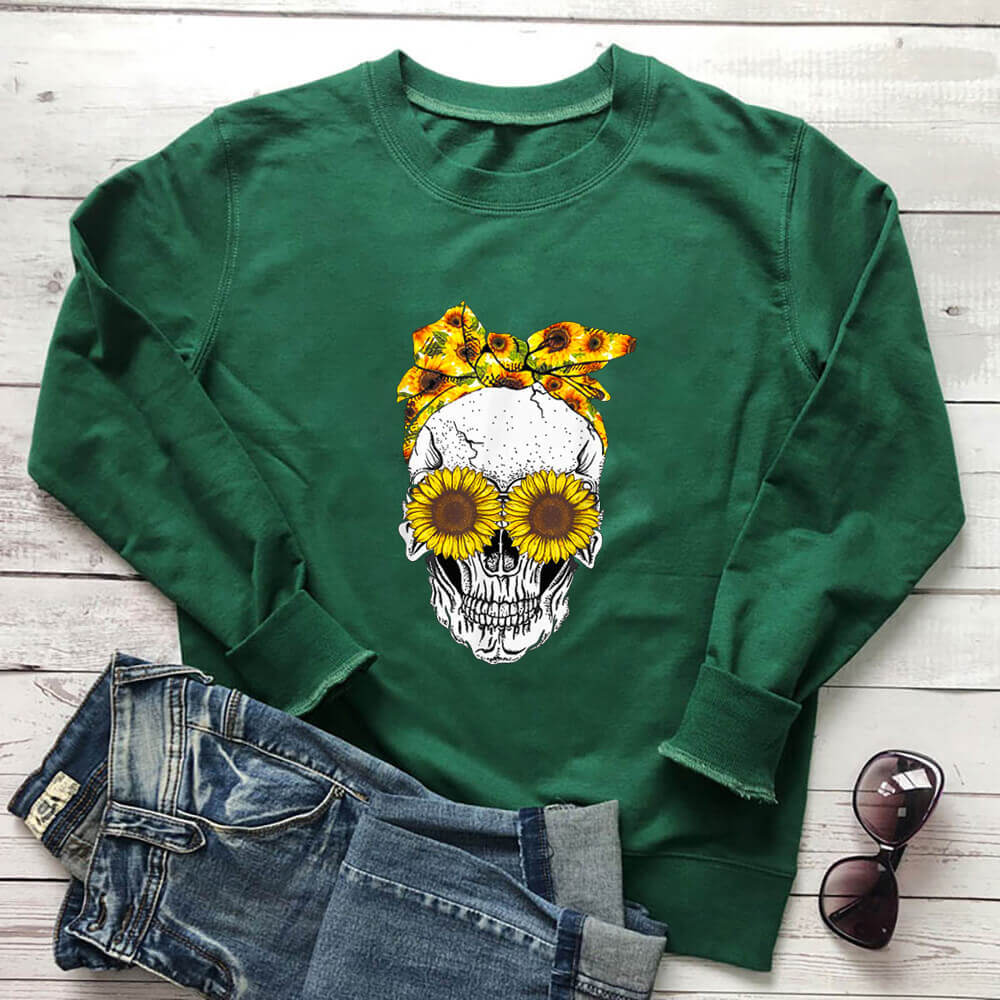 Le nouveau sweat à capuche de Skull Sunflower