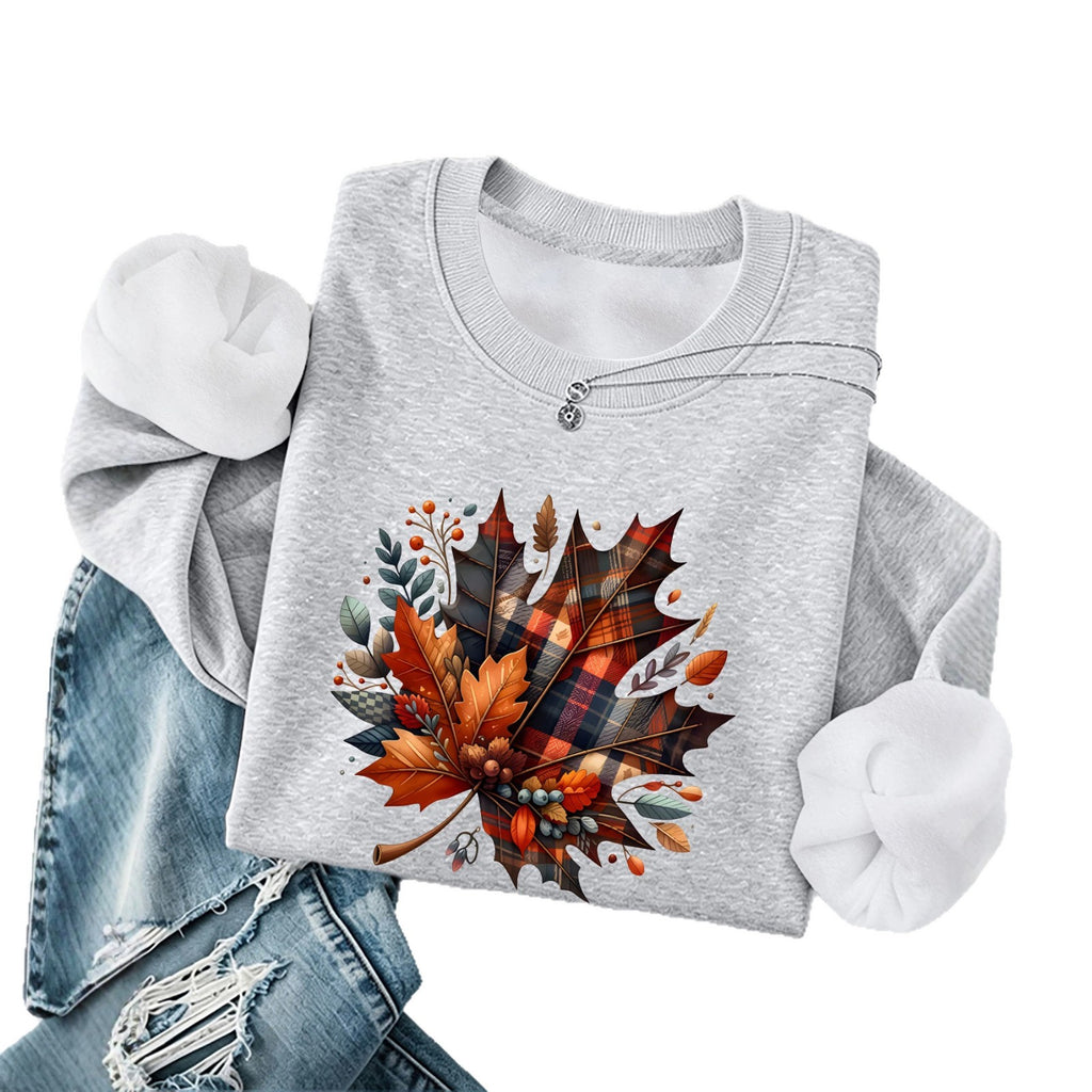 Round neck fleece hoodie