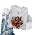 Round neck fleece hoodie